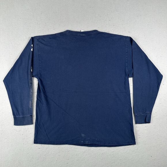 Vtg Y2K Nike New York Yankees Shirt Men’s Large‎ Center Swoosh Check Long Sleeve - Picture 14 of 16